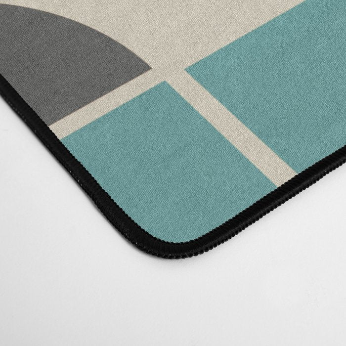 1970s Colors Mid Century Modern Geometric Pattern  Desk Mat Gallery Image 4
