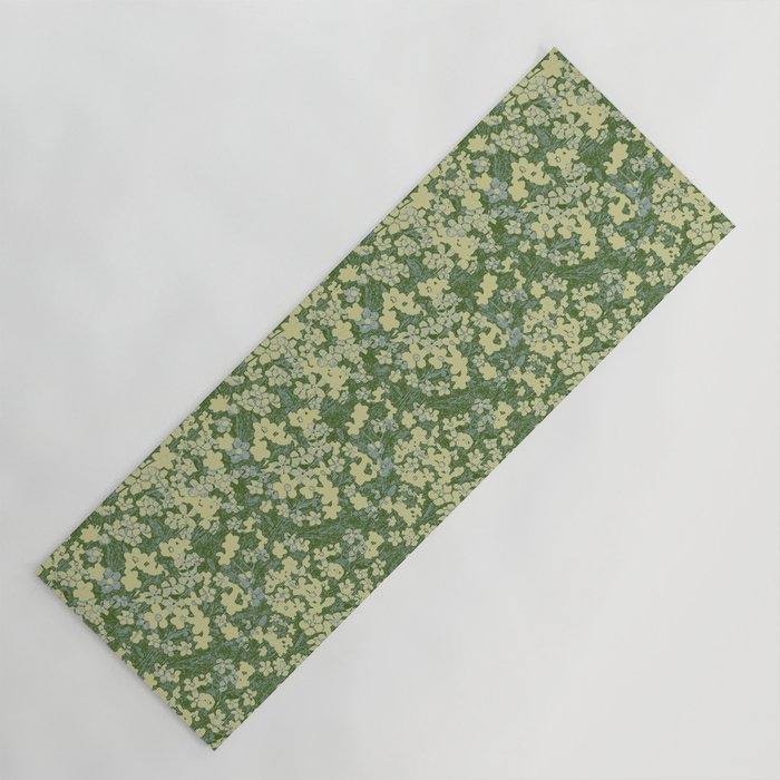 Nostalgia (Green-Blue) Yoga Mat Gallery Image 1