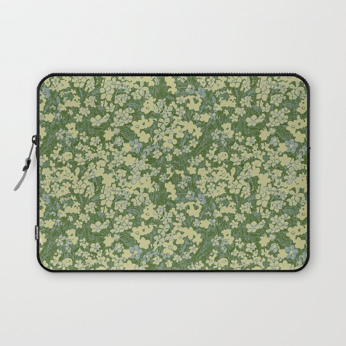 Nostalgia (Green-Blue) Laptop Sleeve Gallery Image 1