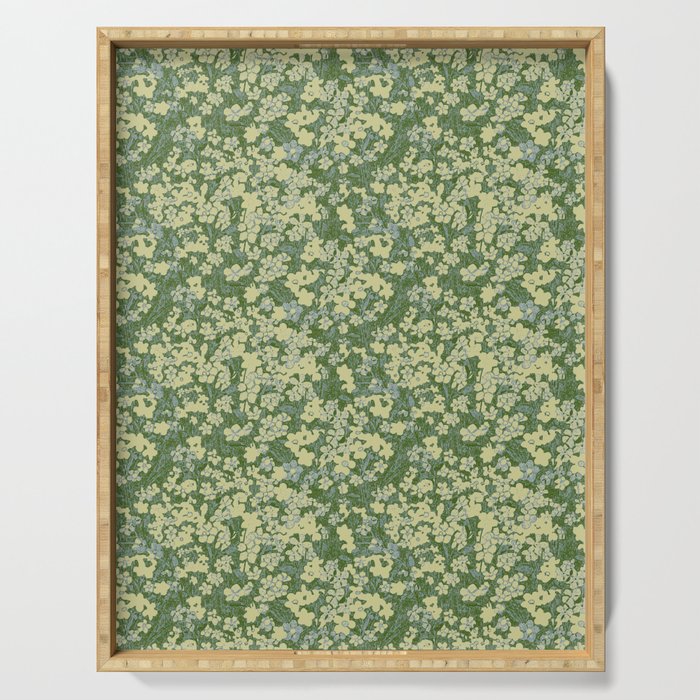 Nostalgia (Green-Blue) Serving Tray Gallery Image 1