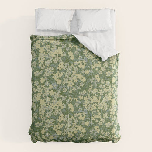 Nostalgia (Green-Blue) Comforter Gallery Image 6