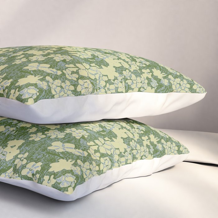 Nostalgia (Green-Blue) Pillow Sham Gallery Image 3