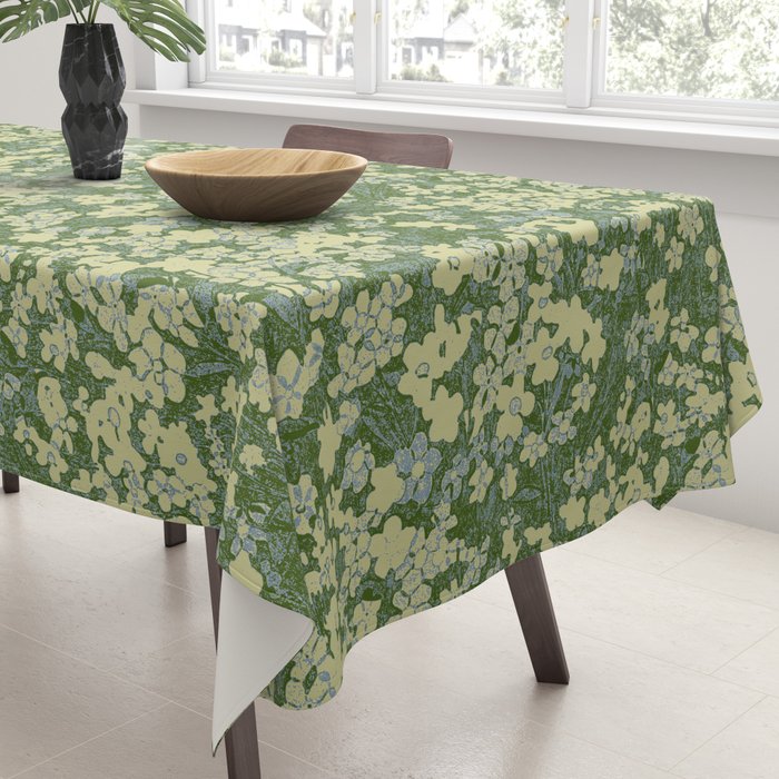 Nostalgia (Green-Blue) Tablecloth Gallery Image 3