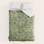 Nostalgia (Green-Blue) Duvet Cover Gallery Image 6