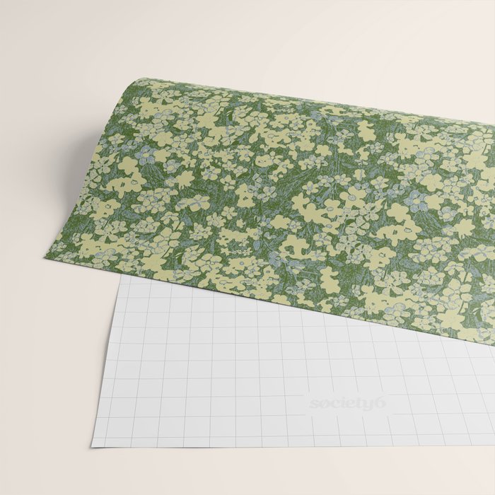 Nostalgia (Green-Blue) Wrapping Paper Gallery Image 2