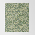 Nostalgia (Green-Blue) Throw Blanket Gallery Image 2