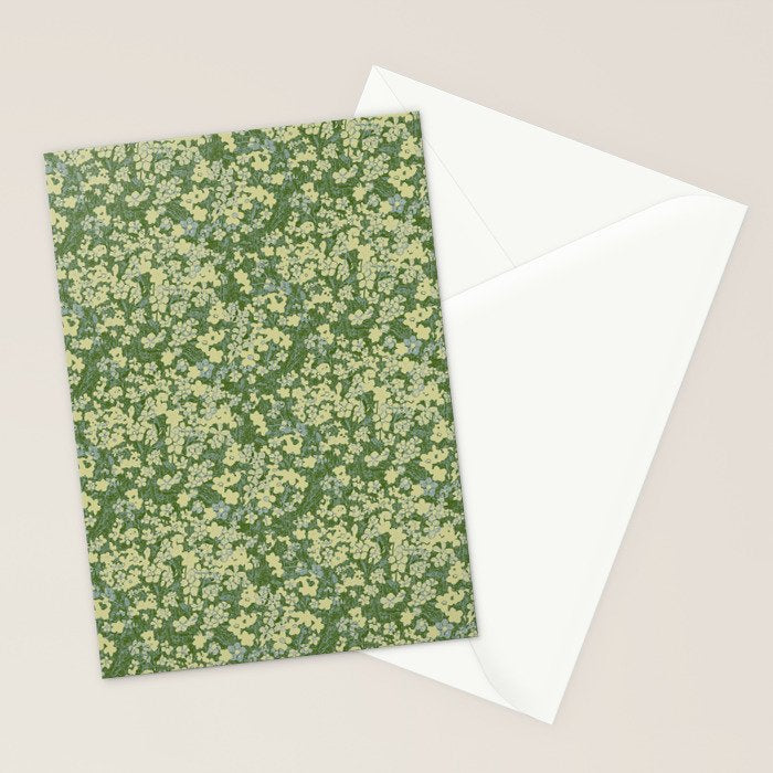 Nostalgia (Green-Blue) Stationery Card Gallery Image 2