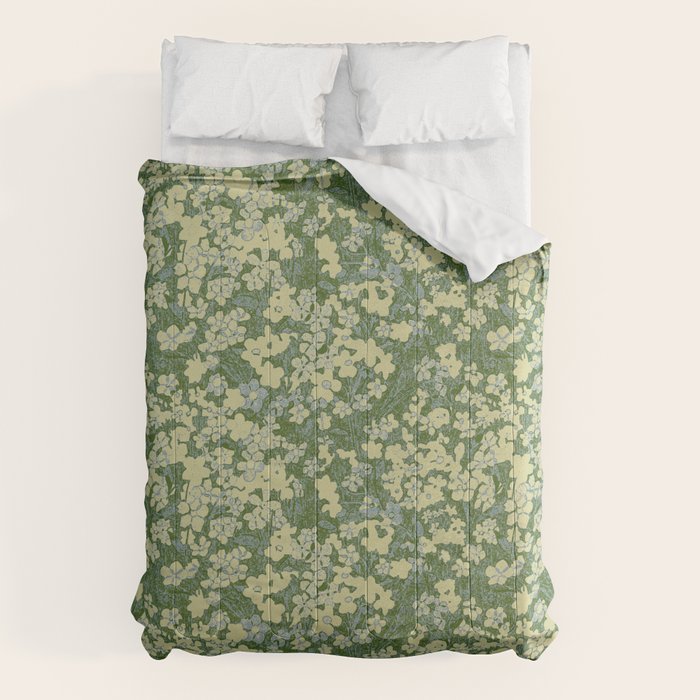 Nostalgia (Green-Blue) Comforter Gallery Image 1