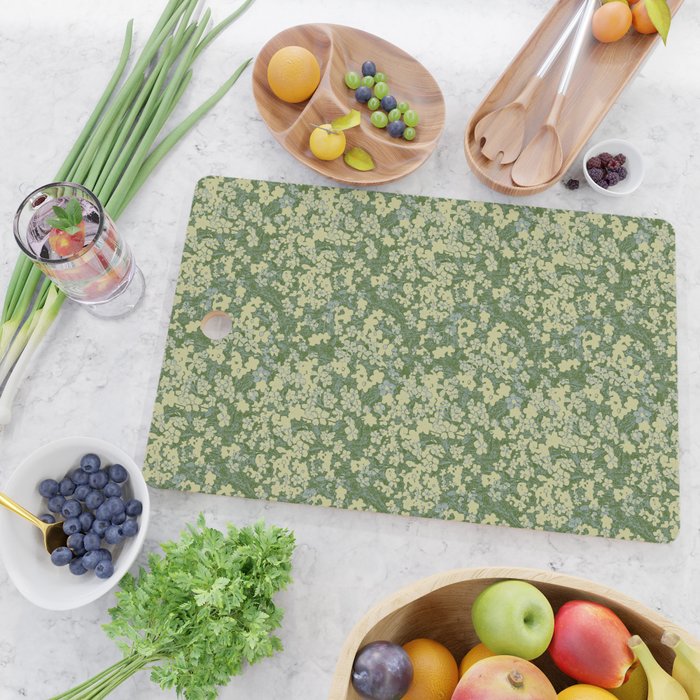 Nostalgia (Green-Blue) Cutting Board Gallery Image 2