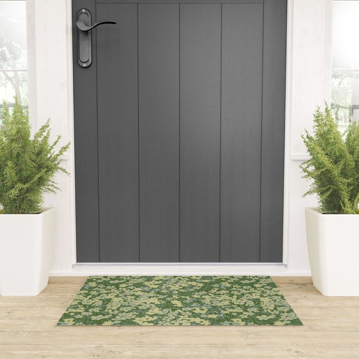 Nostalgia (Green-Blue) Welcome Mat Gallery Image 3