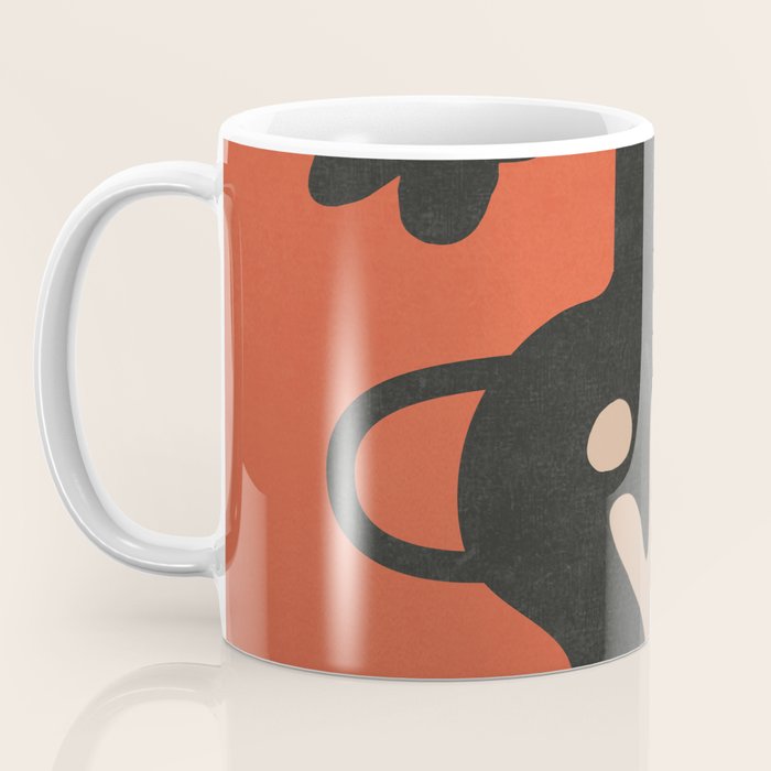 Floral Silhouette 5 Coffee Mug Gallery Image 3