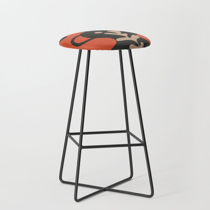 Floral Silhouette 5 Stool Gallery Image 1