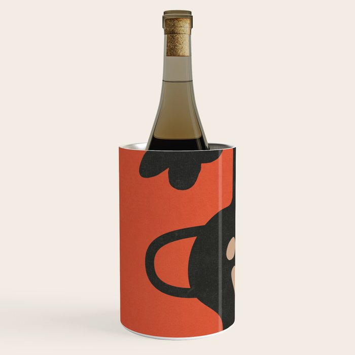 Floral Silhouette 5 Wine Chiller Gallery Image 2