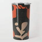 Floral Silhouette 5 Travel Mug Gallery Image 1