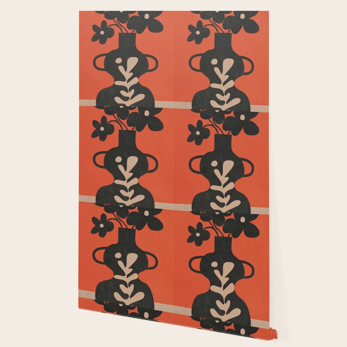 Floral Silhouette 5 Wallpaper Gallery Image 2