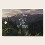 Never Stop Exploring - Nature Photography Cutting Board Gallery Image 1
