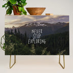 Never Stop Exploring - Nature Photography Credenza Gallery Image 1