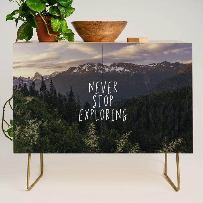 Never Stop Exploring - Nature Photography Credenza Gallery Image 1