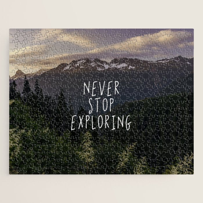 Never Stop Exploring - Nature Photography Jigsaw Puzzle Gallery Image 1