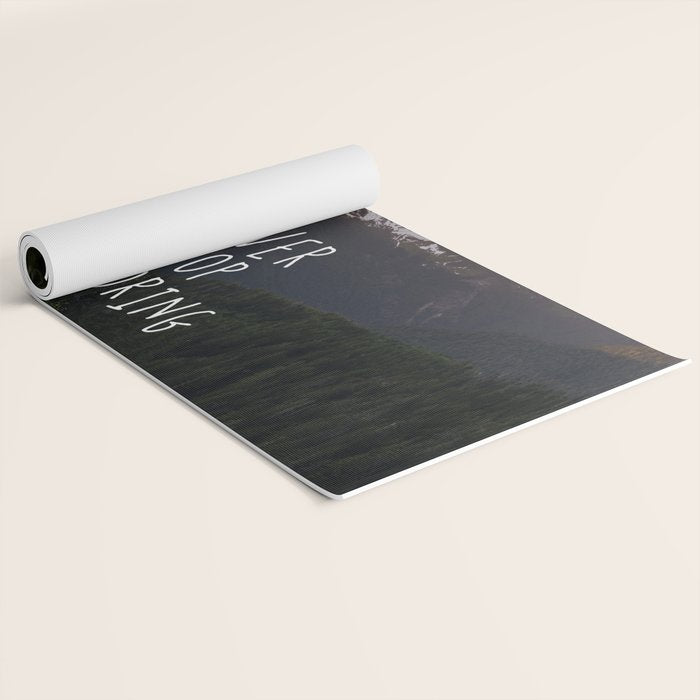 Never Stop Exploring - Nature Photography Yoga Mat Gallery Image 2