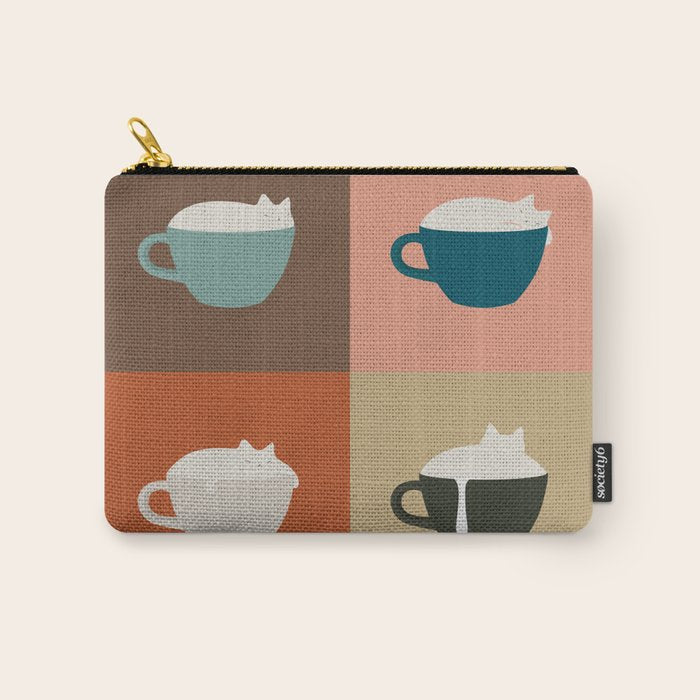 Catpuccino 2x2 Carry All Pouch Gallery Image 1