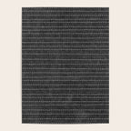 stitched stripes - charcoal Poster Gallery Image 4