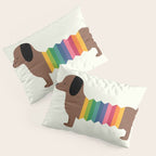 Rainbow Dooooog Pillow Sham Gallery Image 3