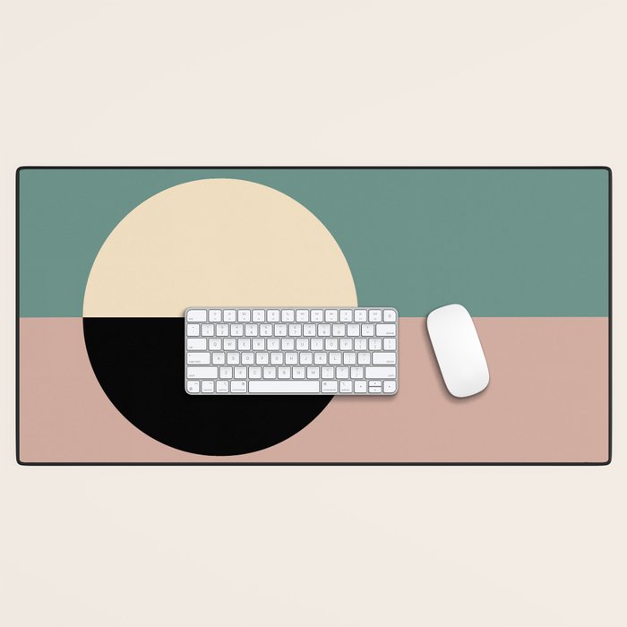 Color Block Abstract XIX Desk Mat Gallery Image 1