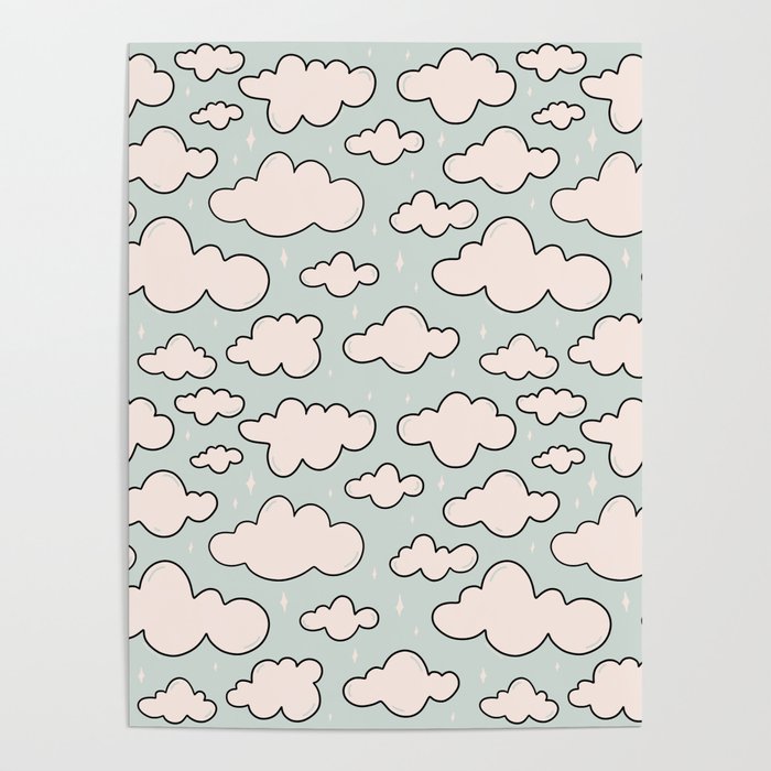Cloud Print Poster Gallery Image 1