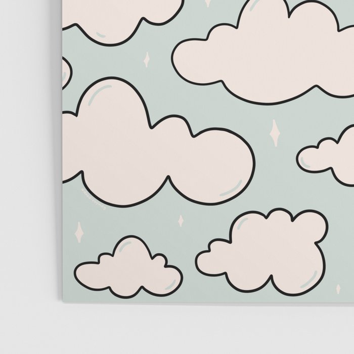 Cloud Print Poster Gallery Image 3