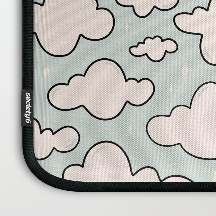 Cloud Print Laptop Sleeve Gallery Image 3