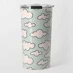 Cloud Print Travel Mug Gallery Image 1