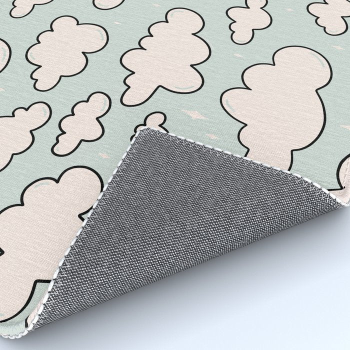 Cloud Print Rug Gallery Image 4