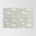Cloud Print Rug Gallery Image 2