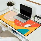 Minimal Colorful Abstract Shapes 11 Desk Mat Gallery Image 2