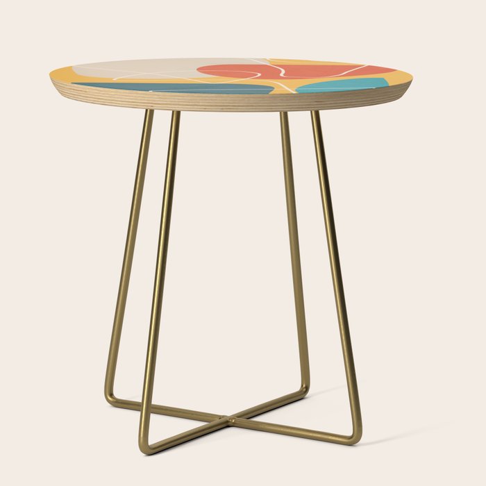 Minimal Colorful Abstract Shapes 11 Side Table Gallery Image 1