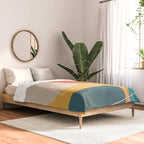 Minimal Colorful Abstract Shapes 11 Comforter Gallery Image 2