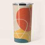 Minimal Colorful Abstract Shapes 11 Travel Mug Gallery Image 1