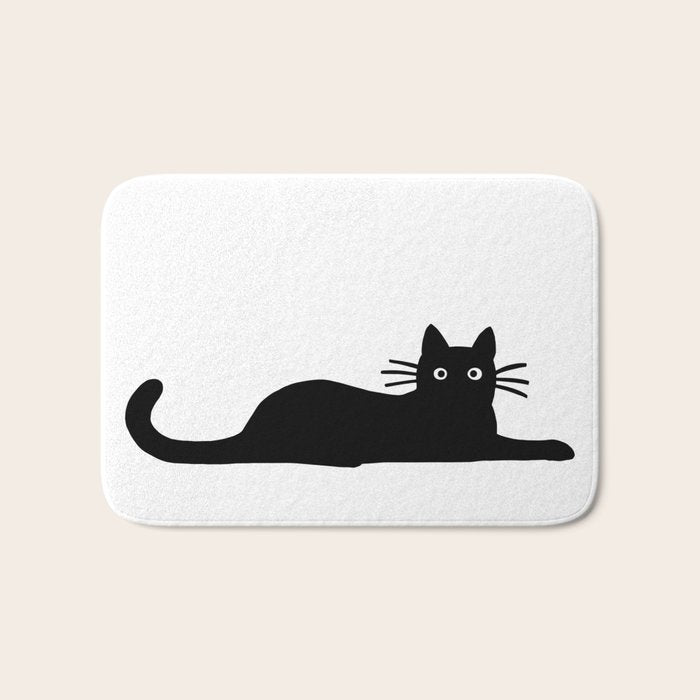 Black Cat(s) Bath Mat Gallery Image 1