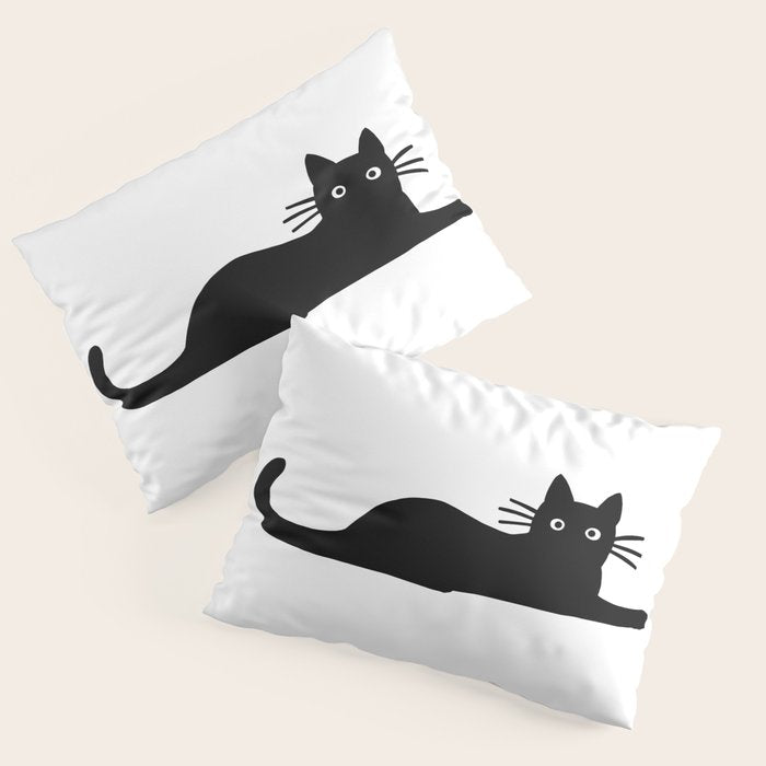 Black Cat(s) Pillow Sham Gallery Image 3