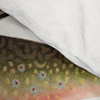 Illustrated North American Freshwater Trout Game Fish Identification Chart Comforter Gallery Image 4