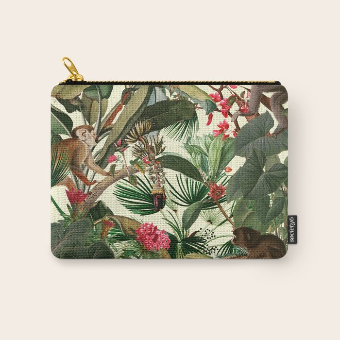 Monkey Forest Carry All Pouch Gallery Image 1