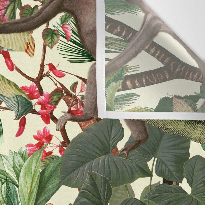 Monkey Forest Wall Tapestry Gallery Image 3