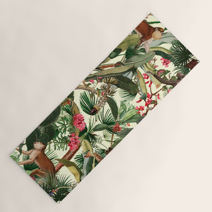 Monkey Forest Yoga Mat Gallery Image 1