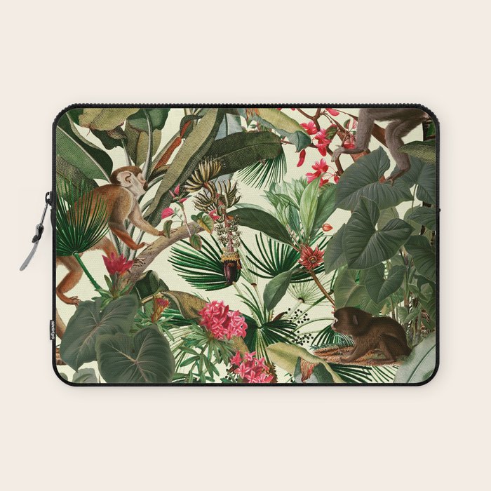 Monkey Forest Laptop Sleeve Gallery Image 1