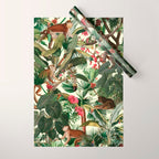 Monkey Forest Wrapping Paper Gallery Image 1