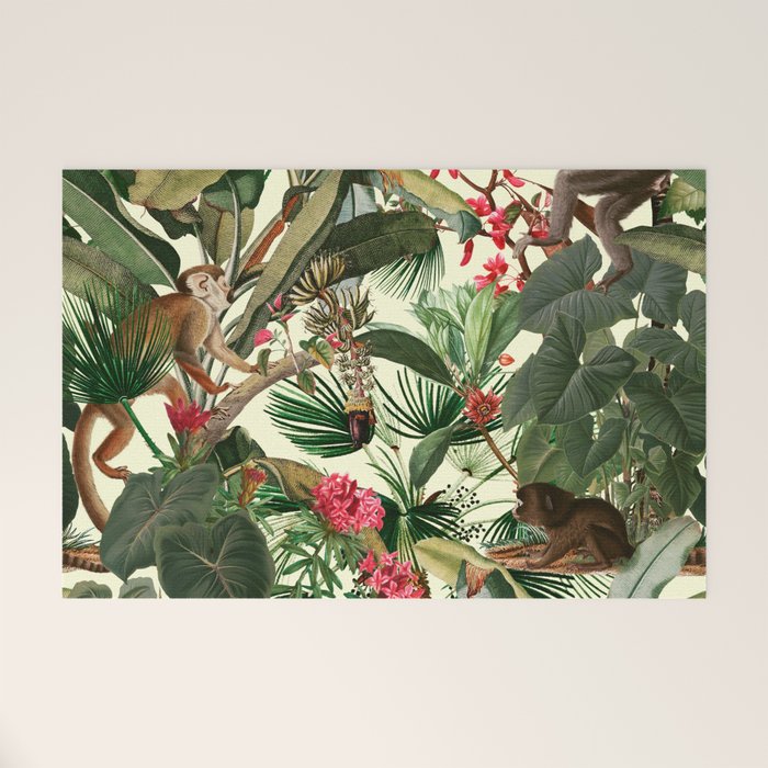 Monkey Forest Welcome Mat Gallery Image 1