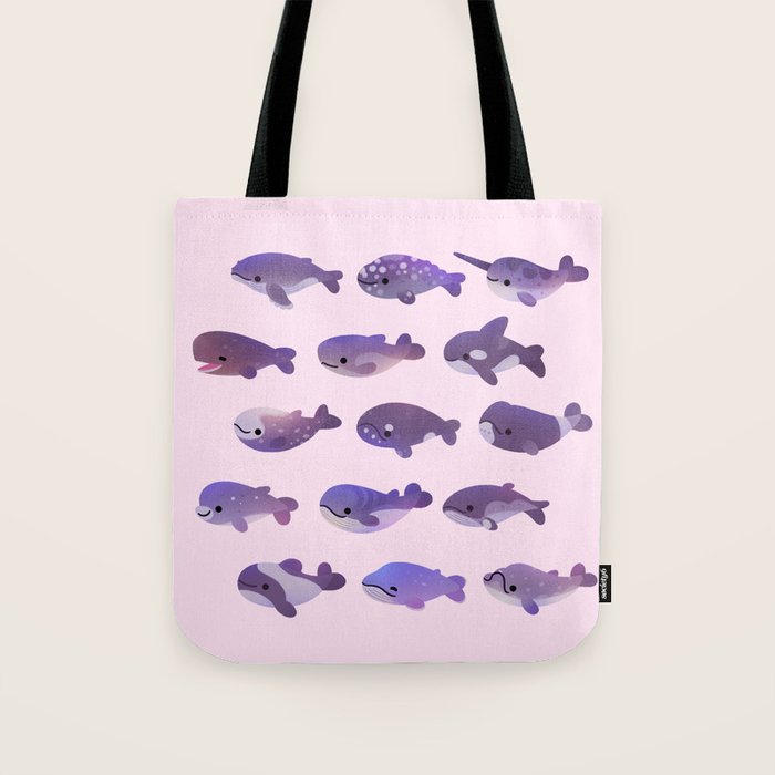 Whale Day - bright Tote Bag Gallery Image 1