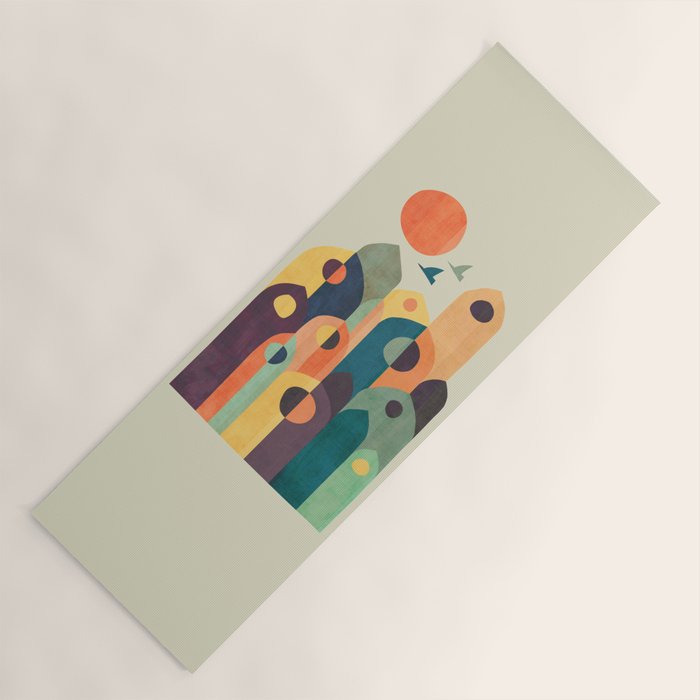 Ancient city Yoga Mat Gallery Image 1