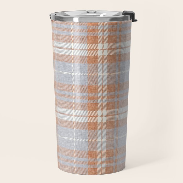 fall plaid - warm neutrals Travel Mug Gallery Image 2